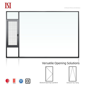 Top Brand Modern Aluminum Alloy Outward Casement Window Low-Maintenance Frame Weather-Tight Security Thermal Guard Insulation