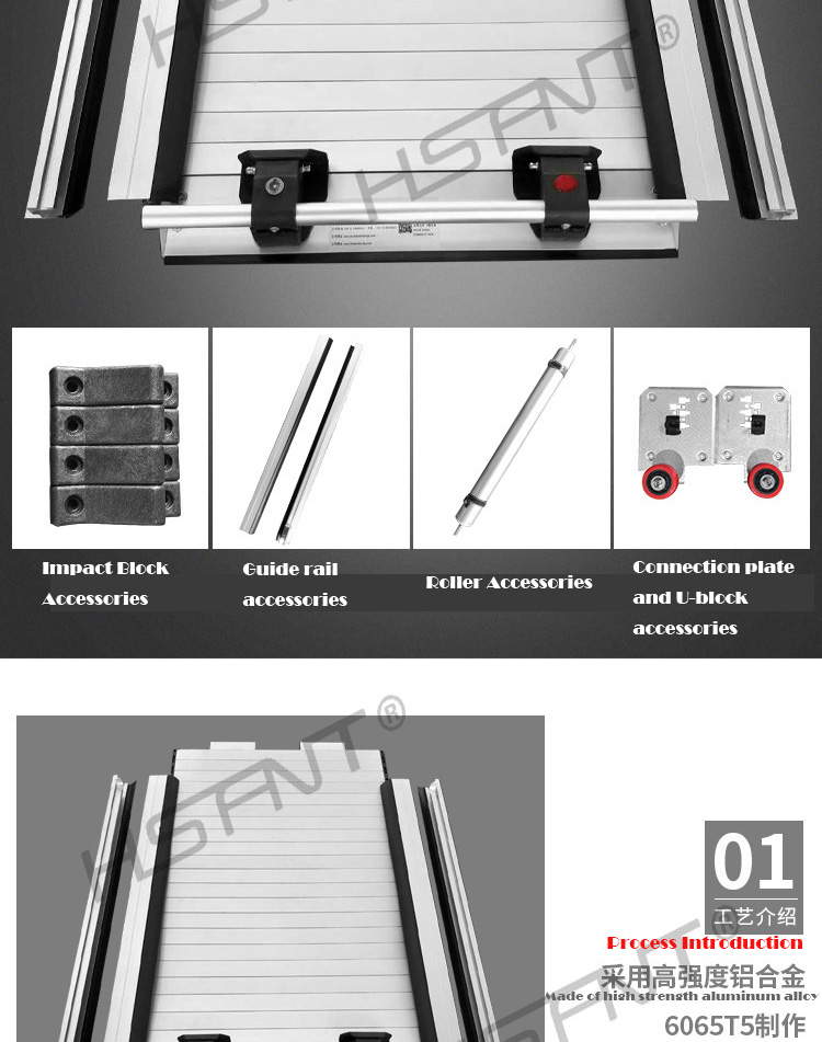 Vertical or Horizontal Roller Shutter Aluminum Tambour Door /Up Door -104000-2