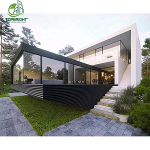 Houses Oem Large Glass Window Double Glazed Hurricane Impact windows Proof Aluminum windows
