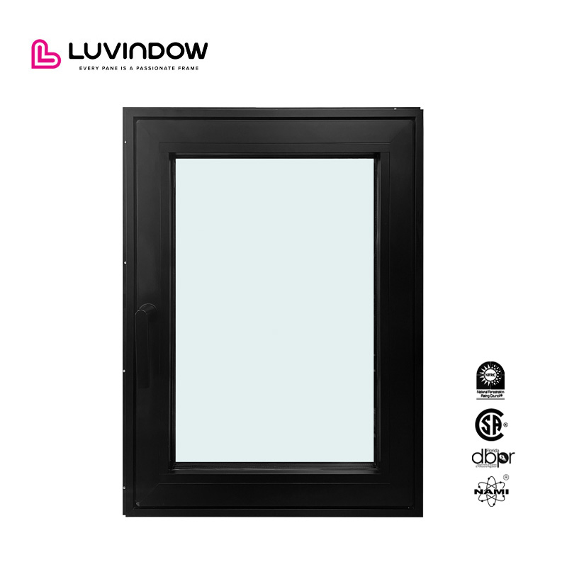 Contemporary Spaces Modern Tilt Turn Windows Aluminum Slim Frame Energy Efficient Villa Bathroom Magnetic Screen Graphic Design