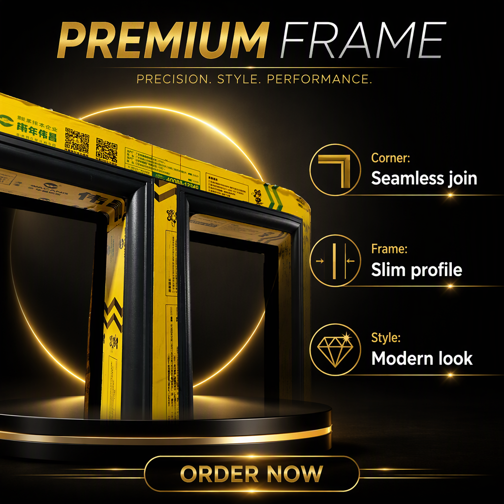 Thermal Break Aluminum Panoramic Corner Window Villa Balcony System Window