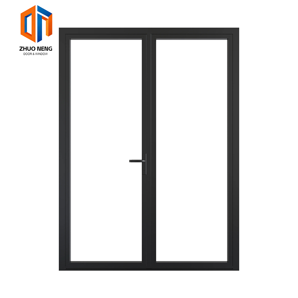 Premium Aluminum Alloy Casement Door Thermal Break Multi-Lock Security Waterproof Minimalist Design for Bedroom Villa Dining Use