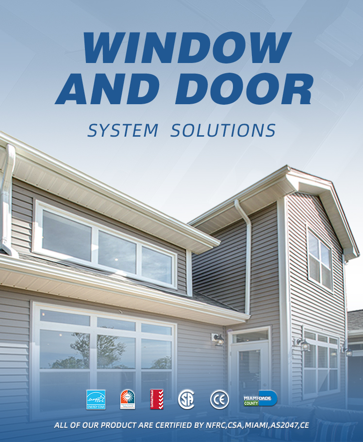 Aluminium single double hung windows