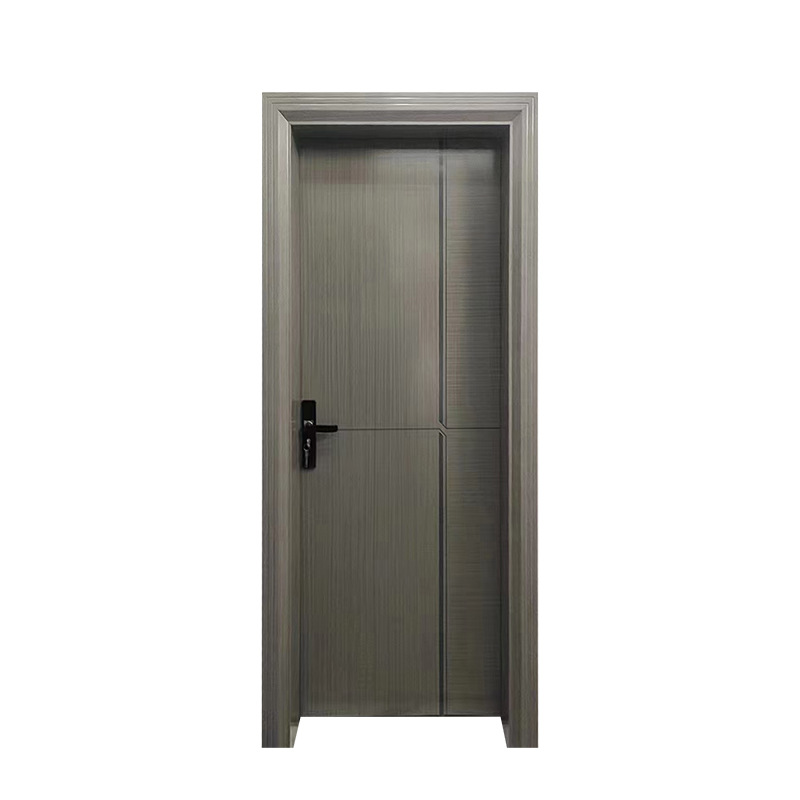 Foshan Hard-anodized All-aluminum Modern Design Soundproof Aluminum Alloy Bedroom Door Formaldehyde-free Indoor Side Opening