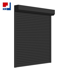 USA Standard Modern Villa Aluminum Alloy Outdoor Hurricane Impact Windproof Vertical Roller Shutter Door Thermal Insulation