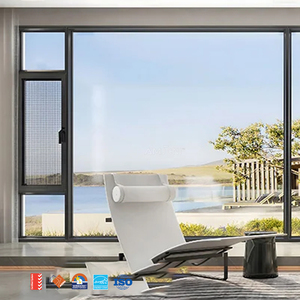 AMJ NFRC Aluminum windows and Doors Aluminum Swing Impact Soundproof windows Energy Efficient Casement windows