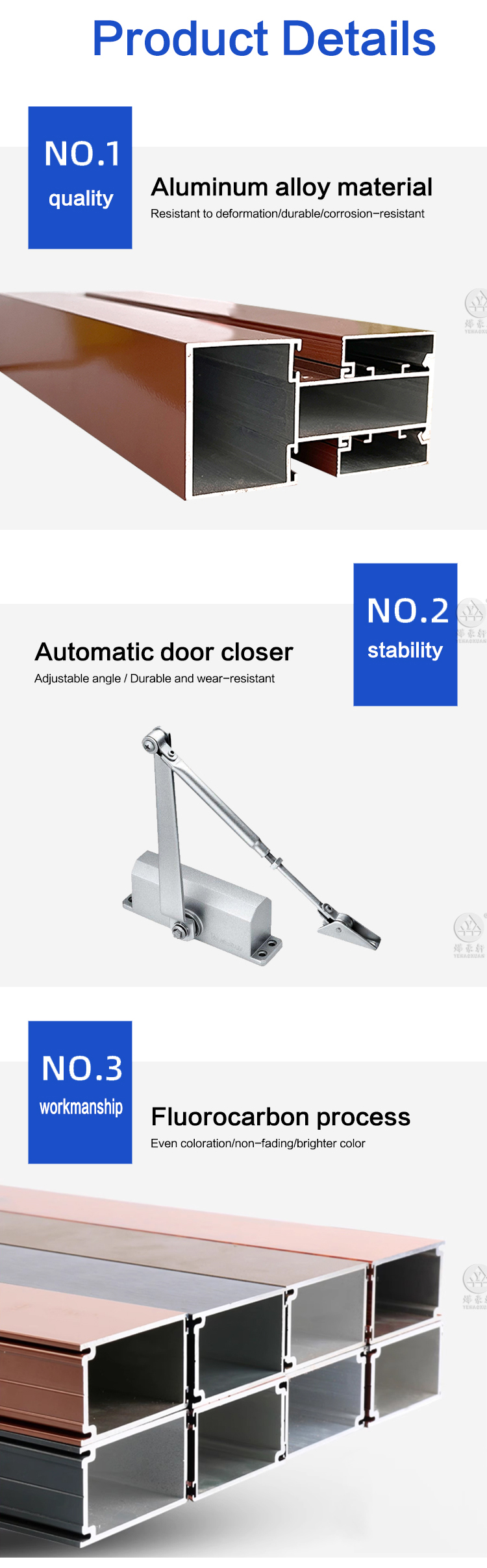 55 Series Commercial Doors Feature View 3