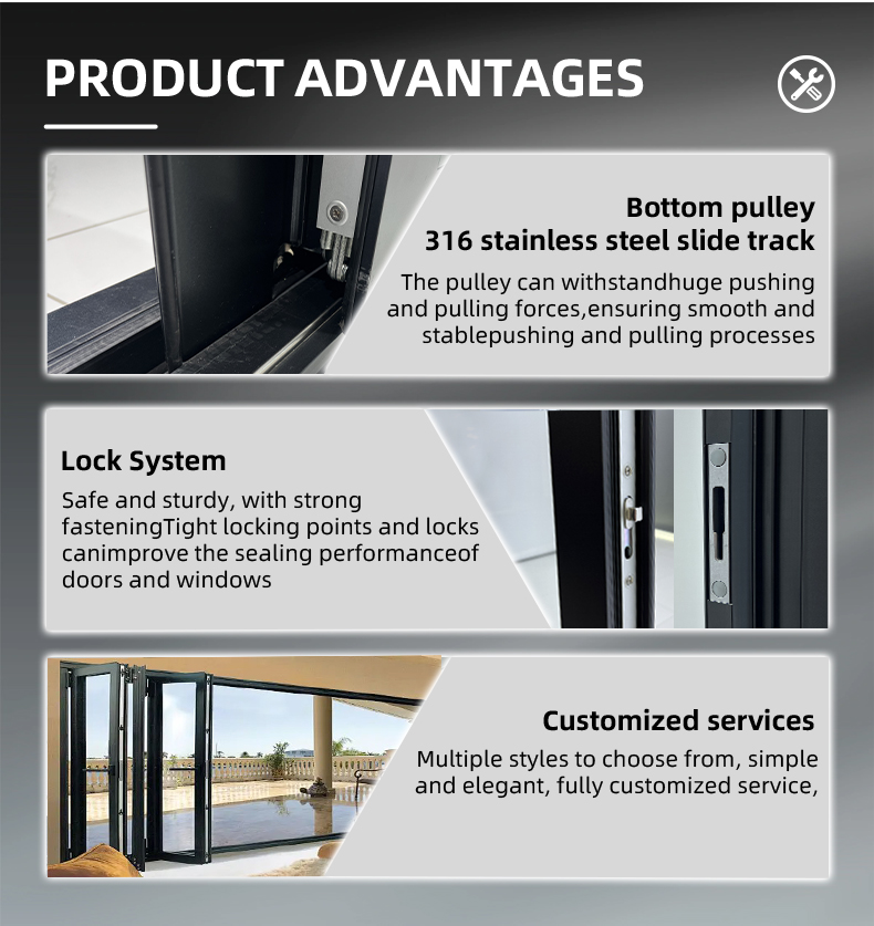 Premium Aluminum Alloy Casement Door Thermal Break Multi-Lock Security Waterproof Minimalist Design for Bedroom Villa Dining Use