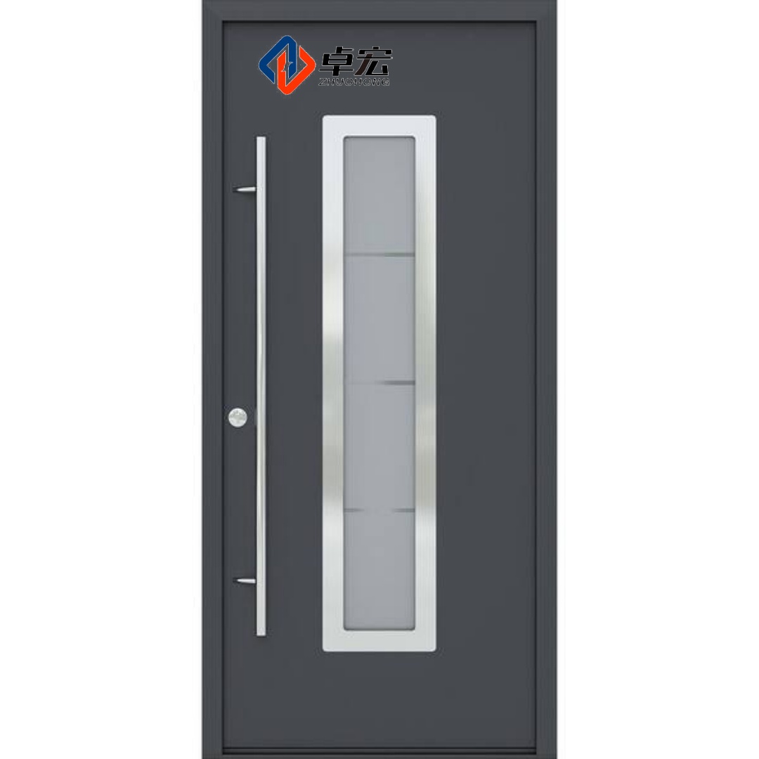Soundproof Interior Anti-theft Front Entry Door Cast Aluminum Door for House