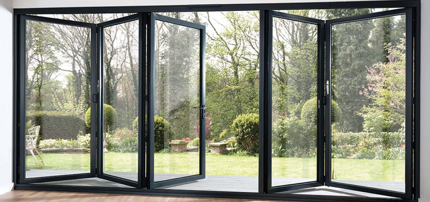 Affordable Interior Soundproof Aluminium Folding Doors for Home