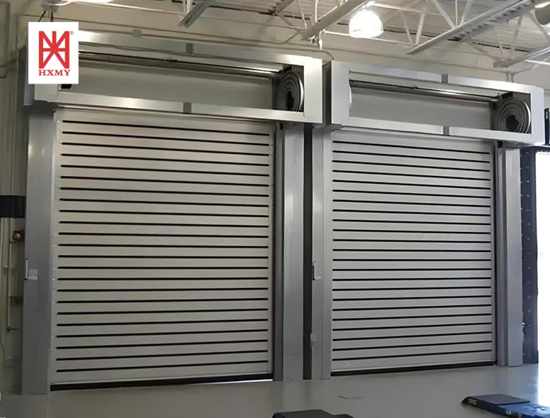 Main Entrance Door Tambour Door Spiral Doors Antitheft Windproof Insulated Waterproof Feature Finished Composite for Warehouses