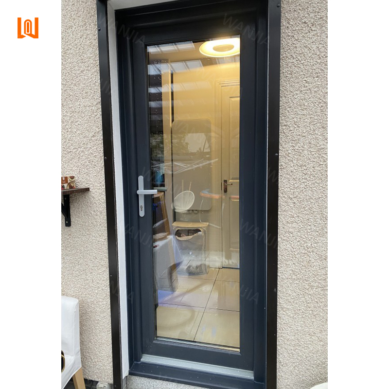 Top Quality Patio Exterior Casement Glass Door Glass Aluminium French Entry Door Double Glazed Aluminum Double Casement Door