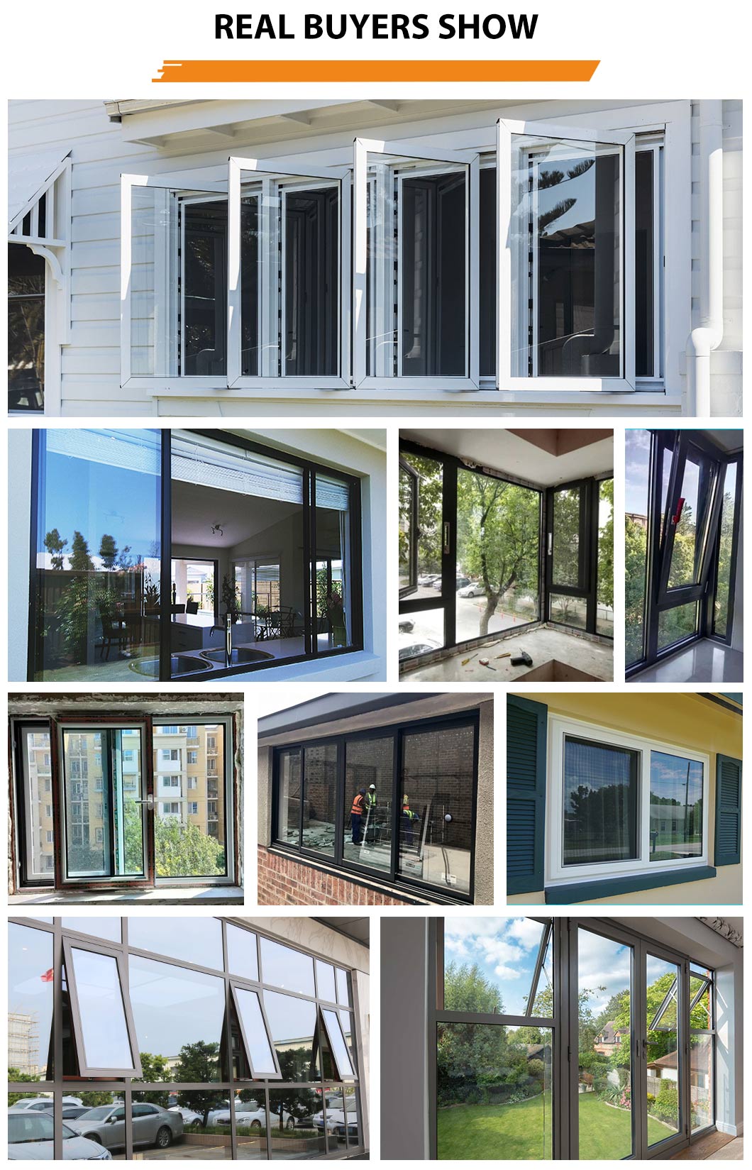 Awning window profile detail 1