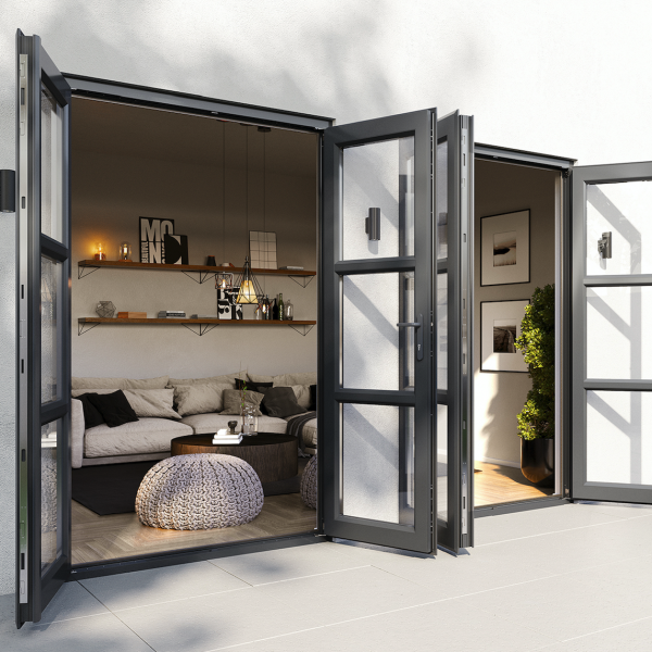 Affordable Interior Soundproof Aluminium Folding Doors for Home