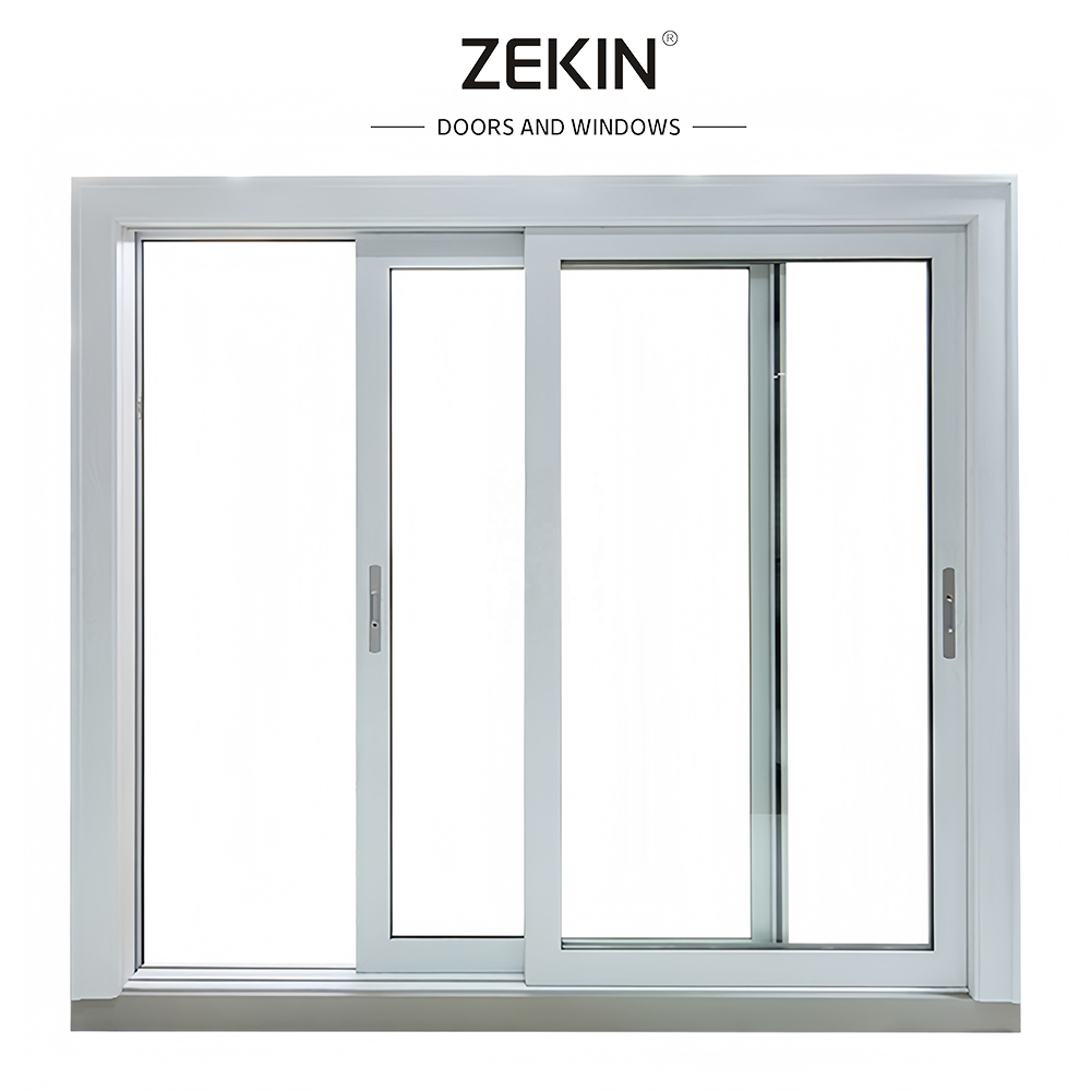 Hot Sell Energy Efficiency Custom Hurricane Impact Double Layered Tempered Glass Thermal Break Aluminum Sliding Room windows