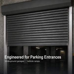Outdoor Aluminum Alloy Roller Shutter Door Waterproof Windproof For Warehouse Shop Hotel Villa Buyers Custom Order