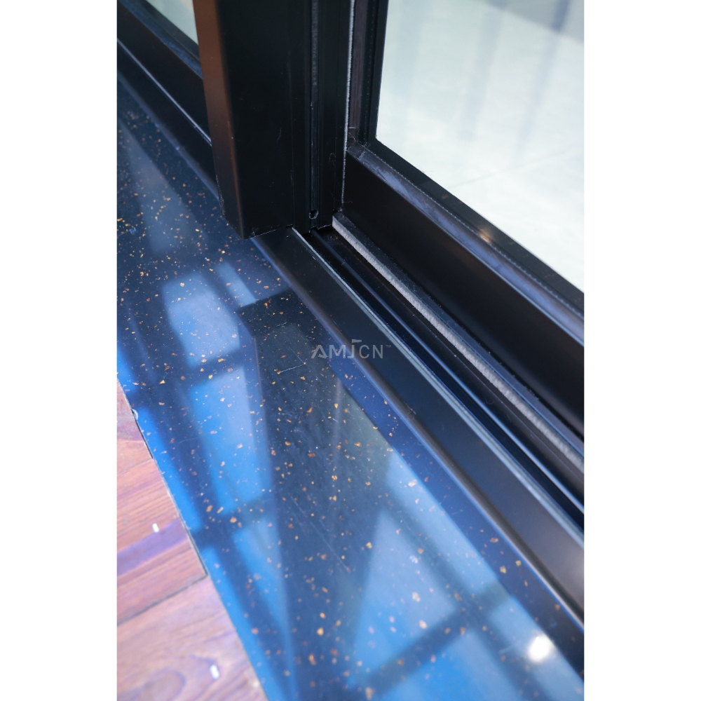 AMJ AS2047 Australian Pocket Stacker Windows and Doors Double Glazed Commercial Exterior Patio Panoramic Aluminium Sliding Doors