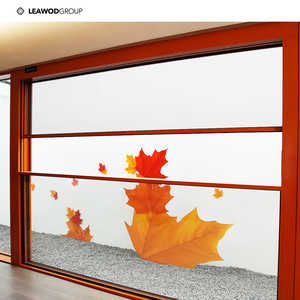 Electric Vertical Sliding Window Balcony Oversized View Smart Vertical Aluminum Glass Rain Sensor Vertical Moving Window