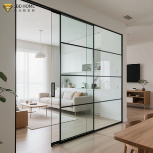 Soundproof Double Glazed Aluminum Sliding Door