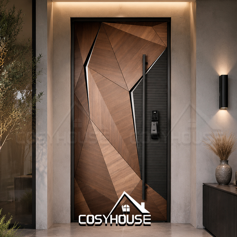 Modern Exterior Door Custom House Door Luxury Front Door for Villa Residential Building