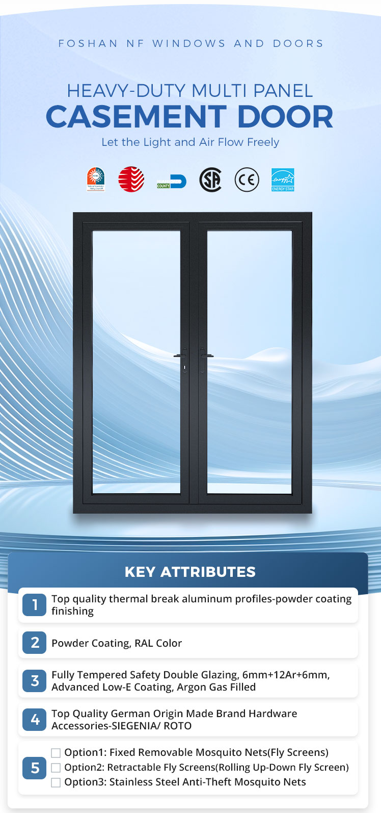 Thermal Break Aluminium Profile Construction