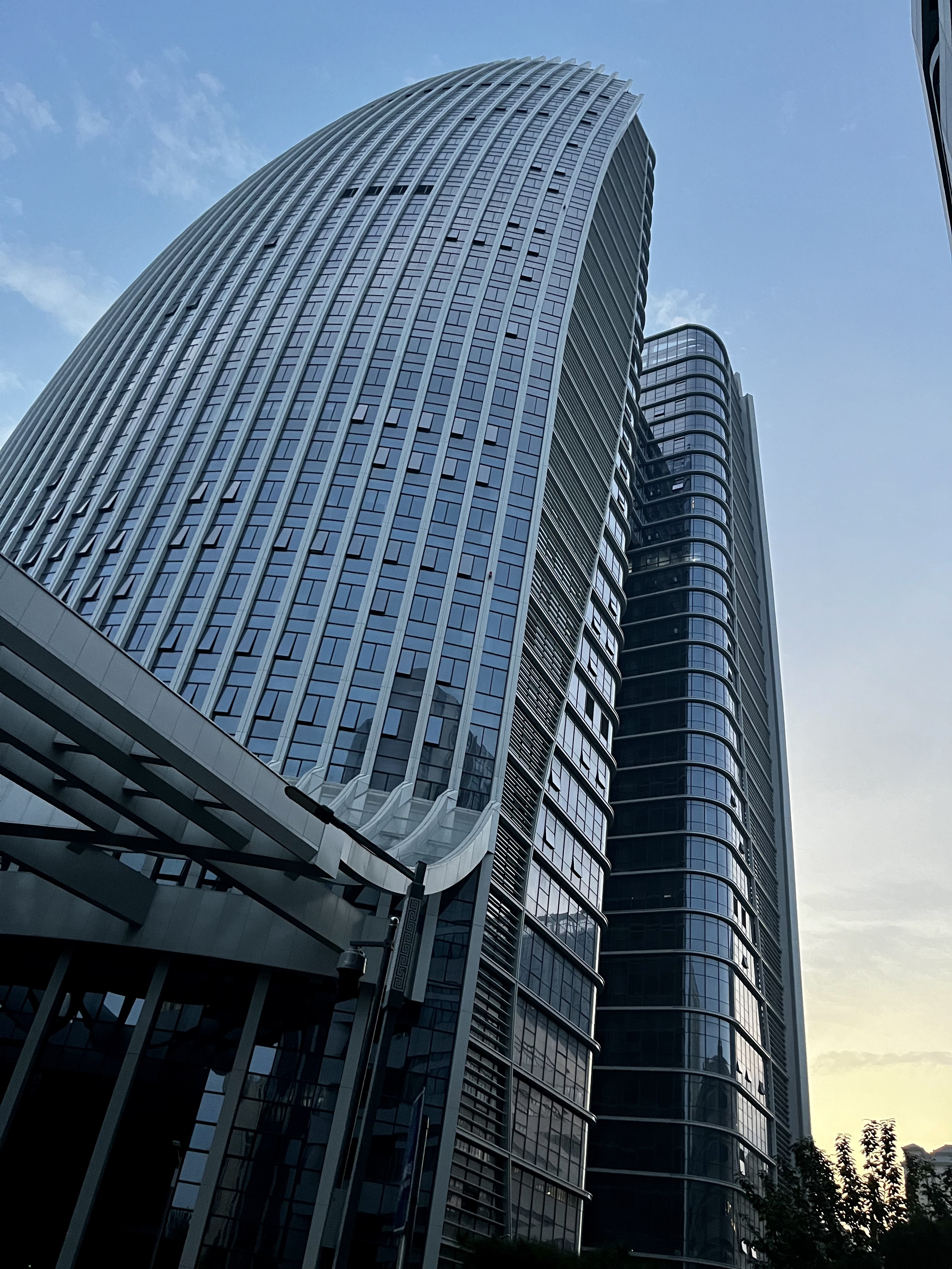 Storefront Building Material Curtain Wall Window Modern Facade Panels Tempered Aluminum Glass Curtain Walls
