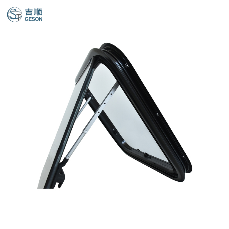Jishun Aluminum Round Corner Frame Anti-UV Glass Window 500*800mm Window RV for Sale