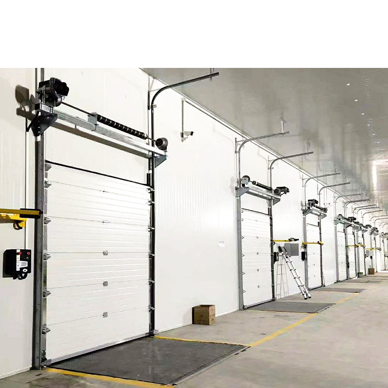 External Roll Type Metal Aluminum Alloy Industrial Lifting Door Heavy Duty Drum Spiral High Speed Door