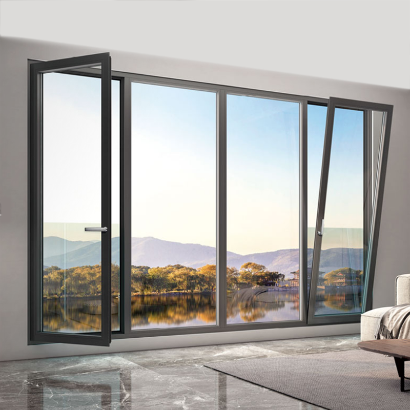 Maximized View Aluminum Casement Windows | Frameless Design for High-End Homes &amp; Villas