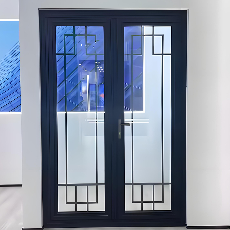Thermal Insulation Double Glass Casement Door