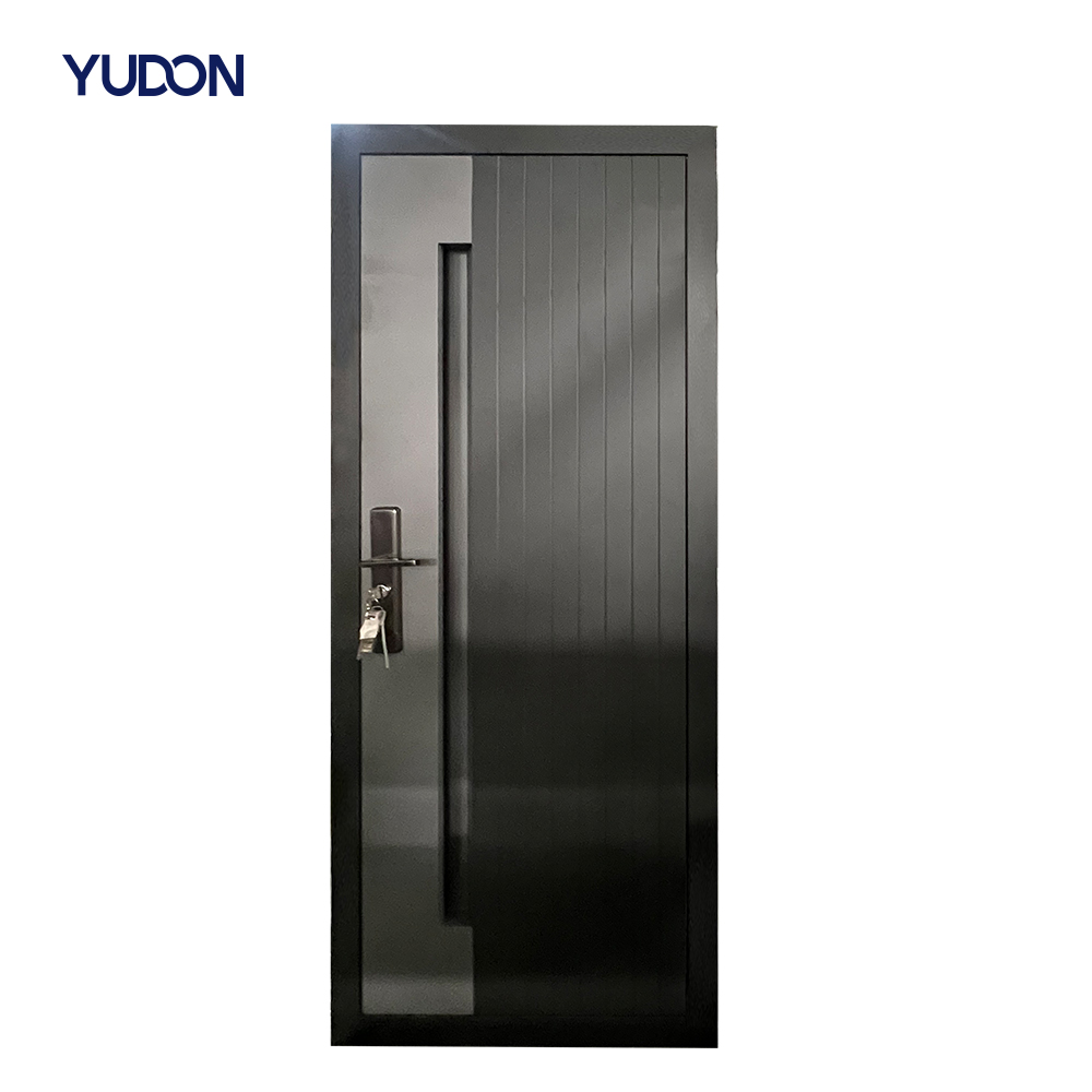 YUDON DOOR Aluminium Entrance Door Aluminum Door Entry Door Anti Rust Powder Coated Anti Theft With Multi Point Lock For Hotel
