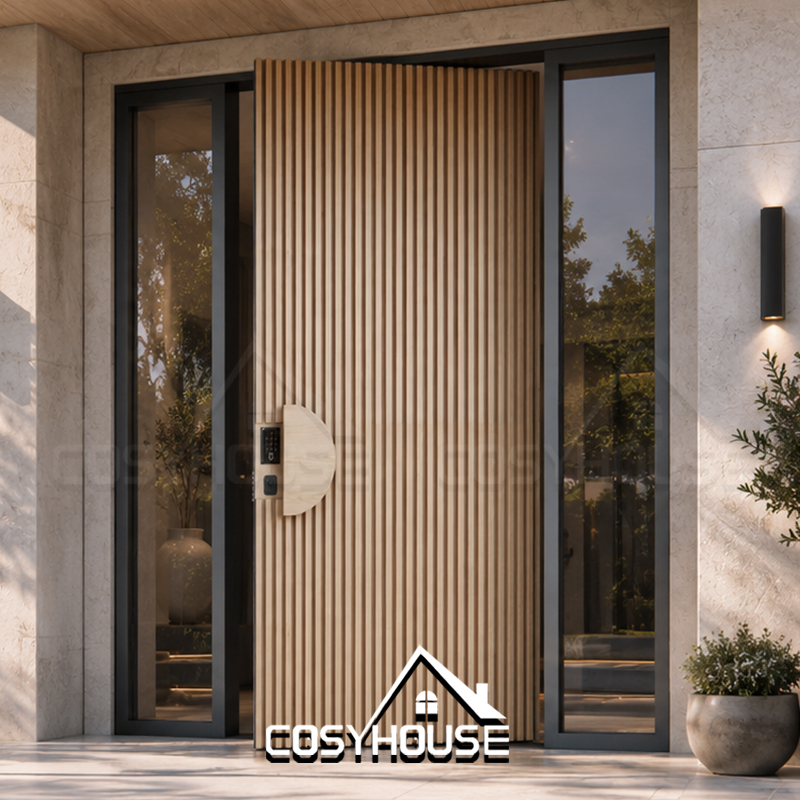 Modern Exterior Door Custom House Door Luxury Front Door for Villa Residential Building