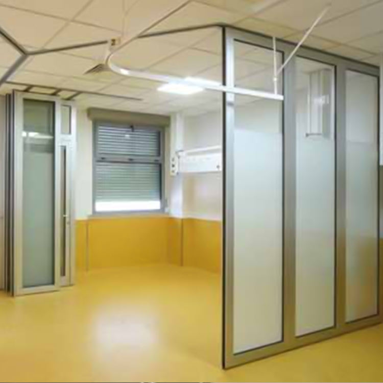Modern Frameless-look Modular Sliding Glass Partition System Sound Absorption Patch Fitting Glass Door for Living Room Kitchen