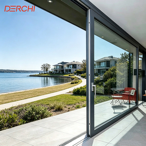Florida Approved Large Patio Doors Modern Hurricane Impact Glass Triple or Double Glazed Lift and Sliding Door