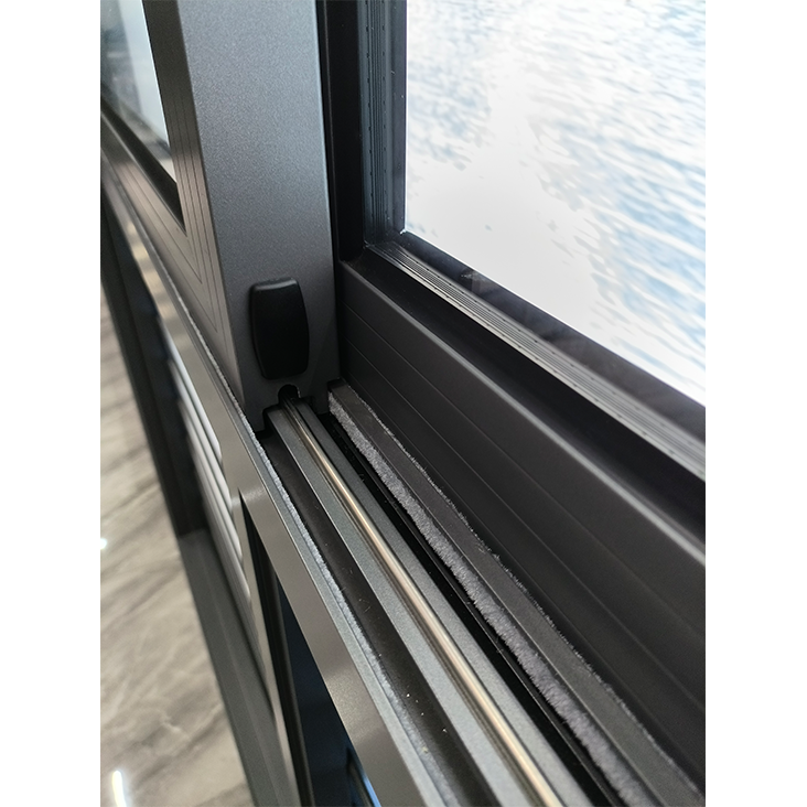 Low-E Glass Aluminium Sliding Windows Energy Efficient AS2047 NFRC CE Hurricane Impact Horizontal Sliding Window