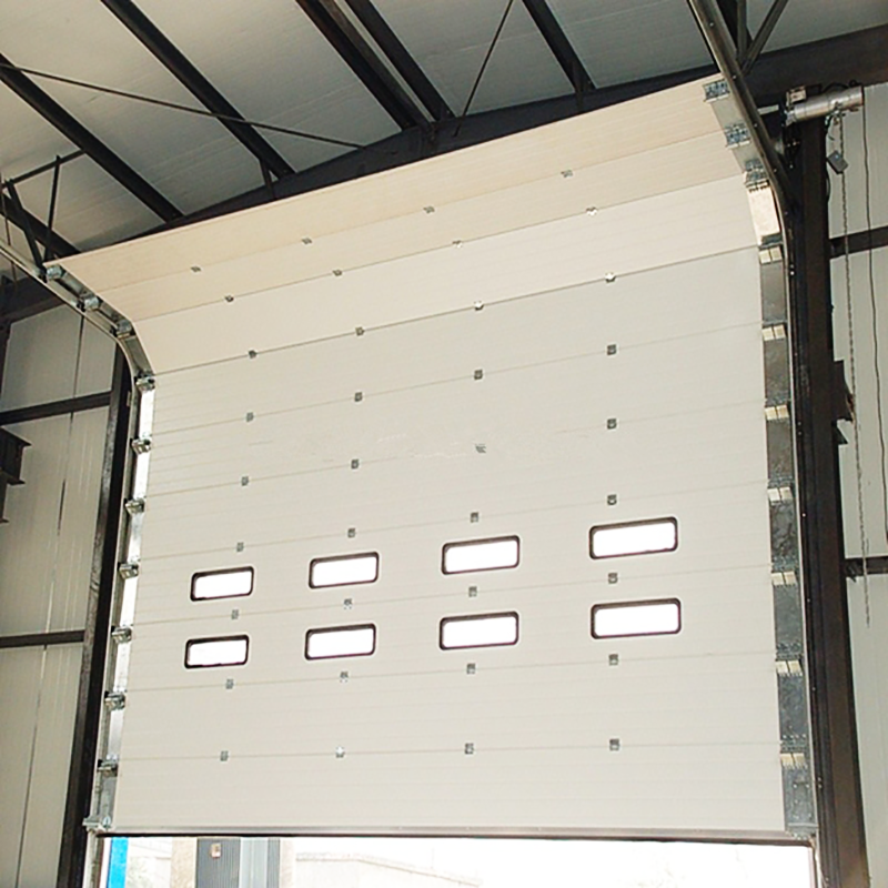 External Roll Type Metal Aluminum Alloy Industrial Lifting Door Heavy Duty Drum Spiral High Speed Door