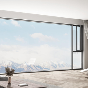 Natural Ventilation Aluminum Tilt Window for Bathroom Soundproof Double Glazed Thermal Break Modern