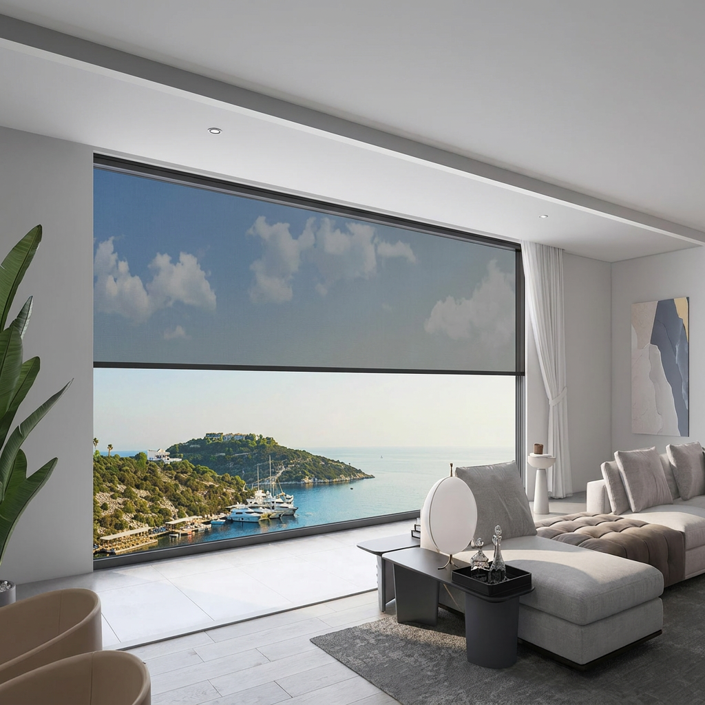 120 Series Thermal Break Casement Window King Kong Mesh Inner and Outer Frame Flush Glazing for Residential Projects