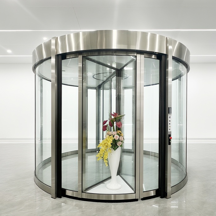 Modern Style Mall Main Entrance Doors Aluminum Revolving Doors