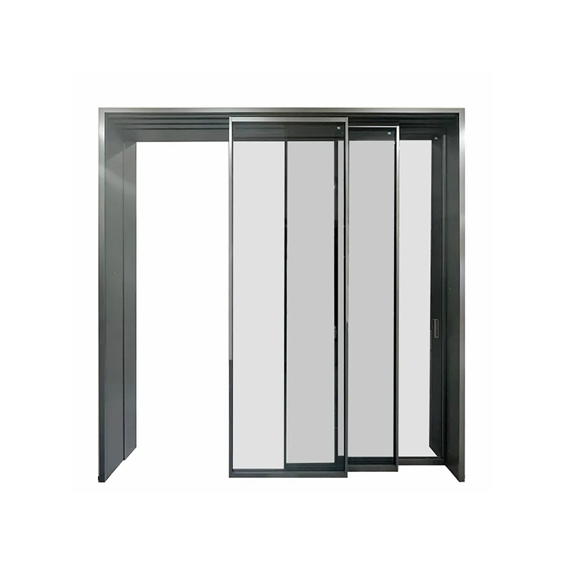 Aluminum Alloy Villa Patio Sliding Doors Double Tempered Glazed Waterproof and Windproof