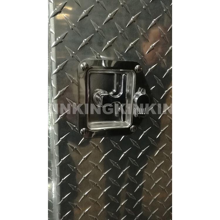 Customization Trailer Bulkhead Mini Vault Single Door Aluminum Cab Guard Headache Rack for Semi Truck