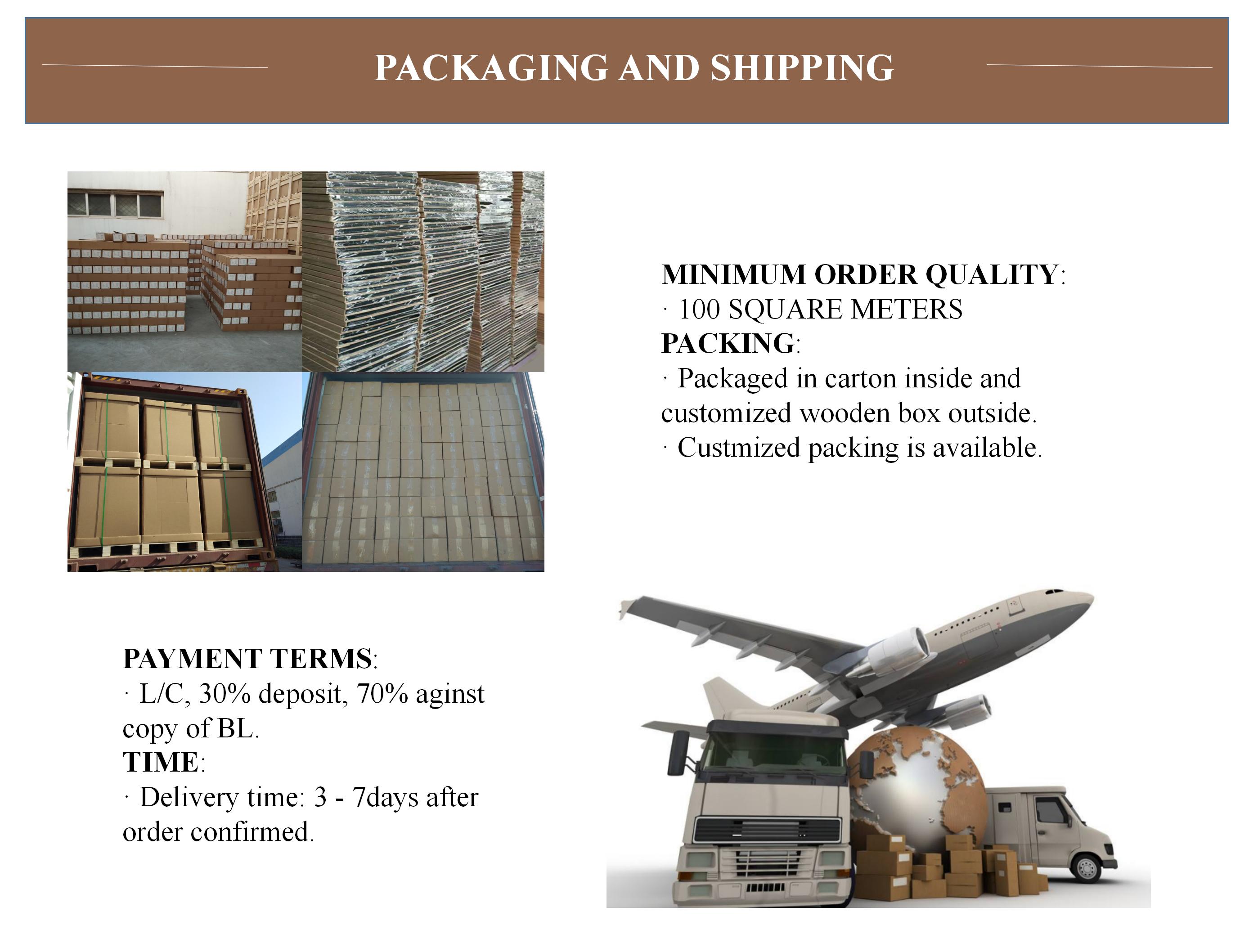 Packaging and Shipping Details