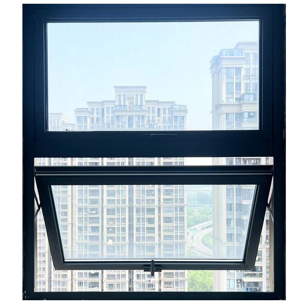 High Security Hurricane Impact windows Replacement Aluminum Resistant Horizontal Awning windows