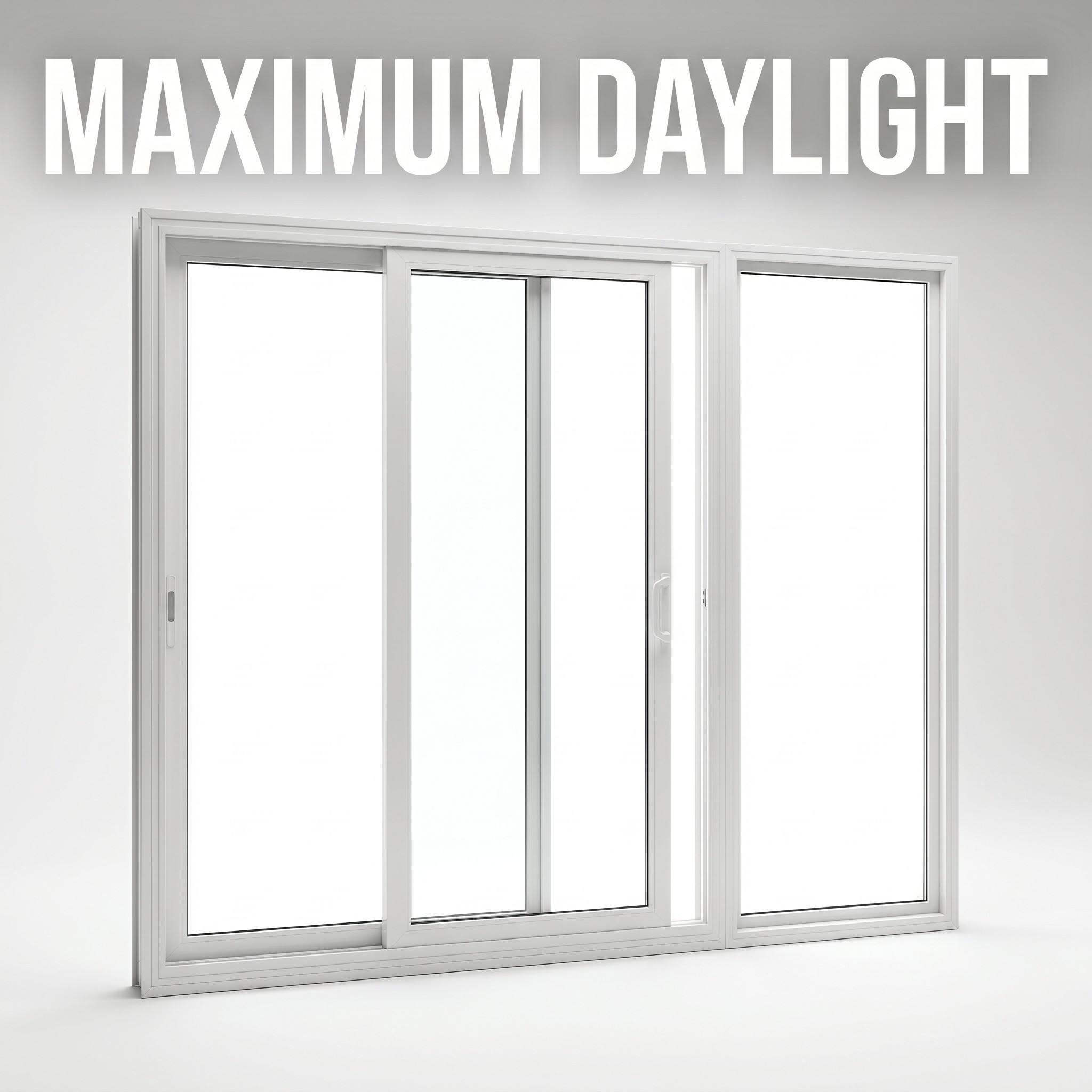 Aluminum Sliding Window with Mosquito Net Two Track Burglar Proof EPDM Sealed Tempered Glass Interlocking Storm Proof Balcony