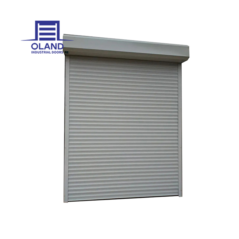 Exterior Aluminum Roller Shutter Door Electric Windproof Roll Up Door for Storefront Warehouse and Industrial Building