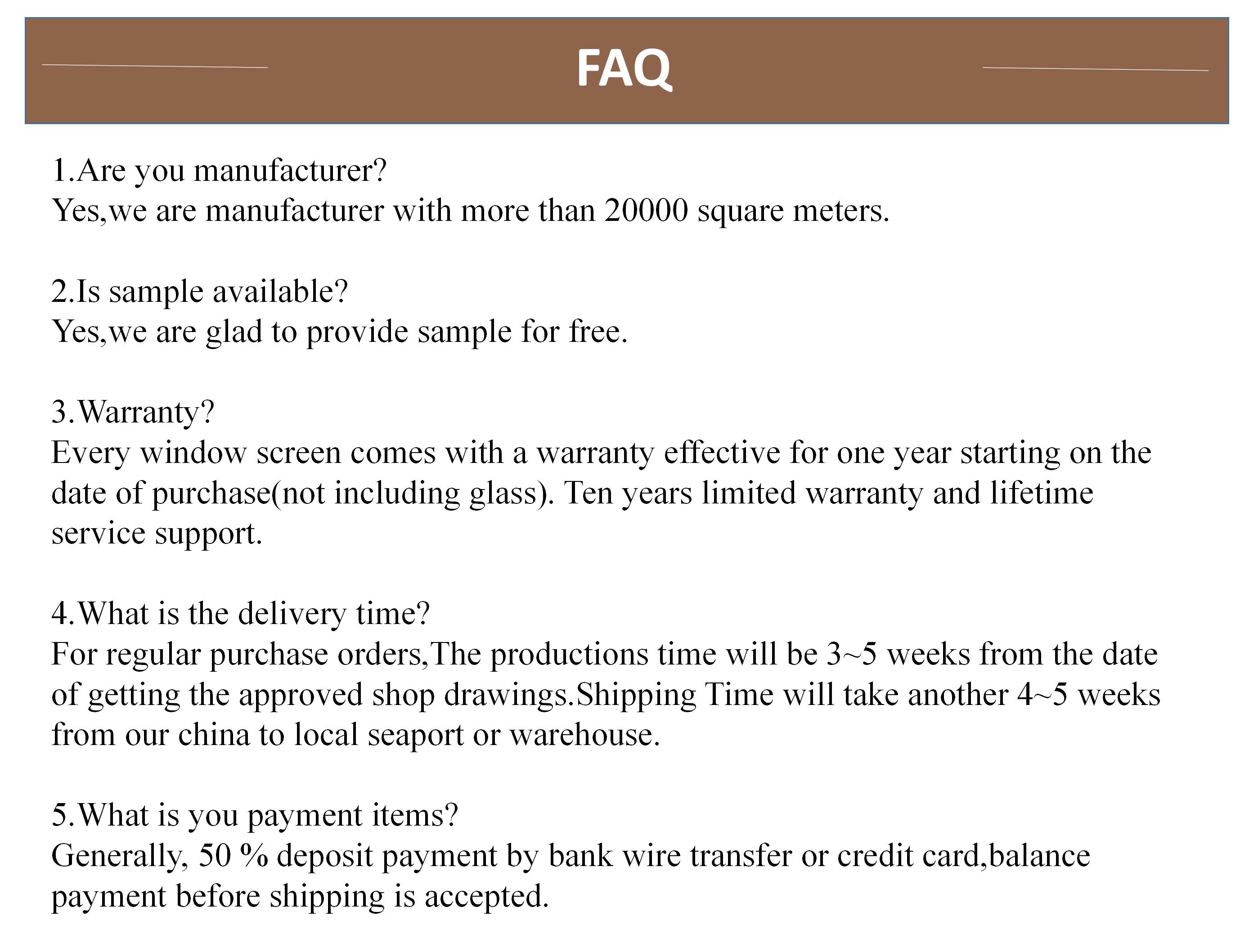 FAQ Reference 1