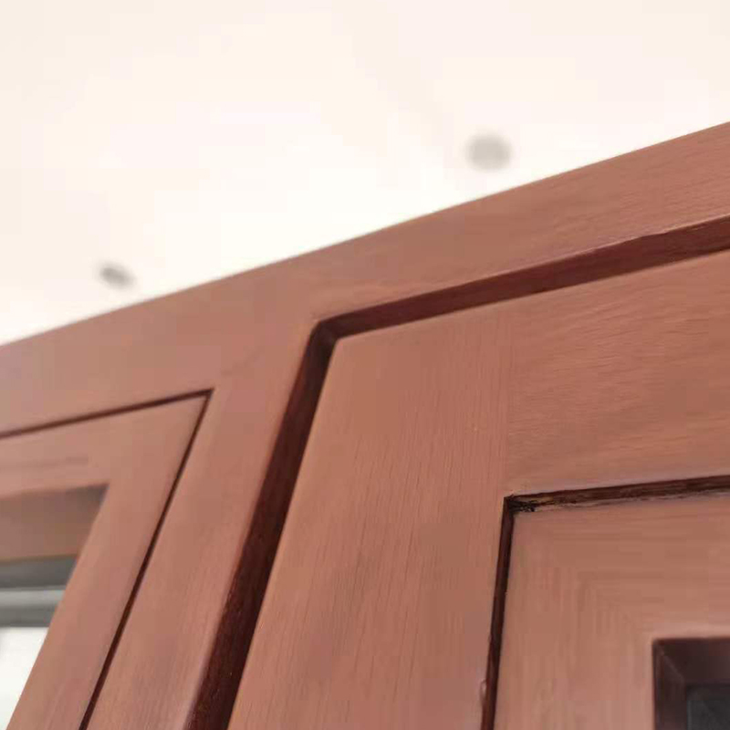 Customized Large Aluminum Fixed Glass Windows Aluminum-Clad Wooden Windows