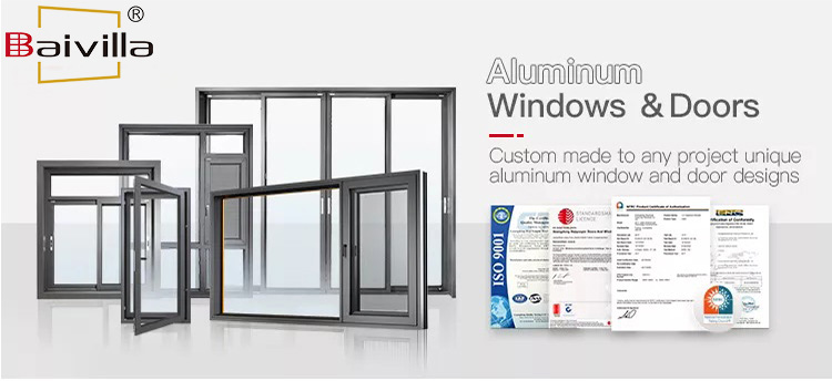 Aluminum Glass PT Door Showcase