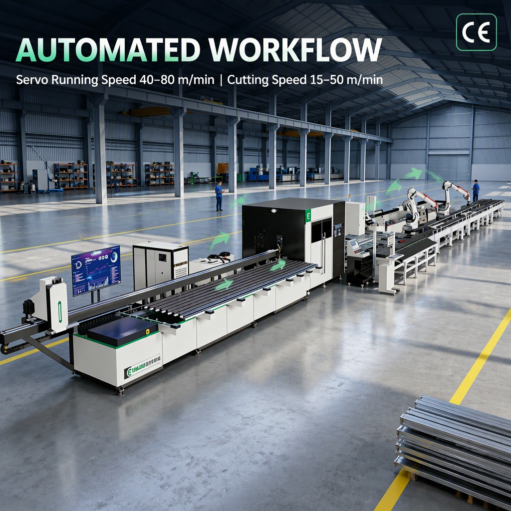 MLX550 Series Fully Automatic Zero Error Intelligent Aluminum Door and Window Production Line