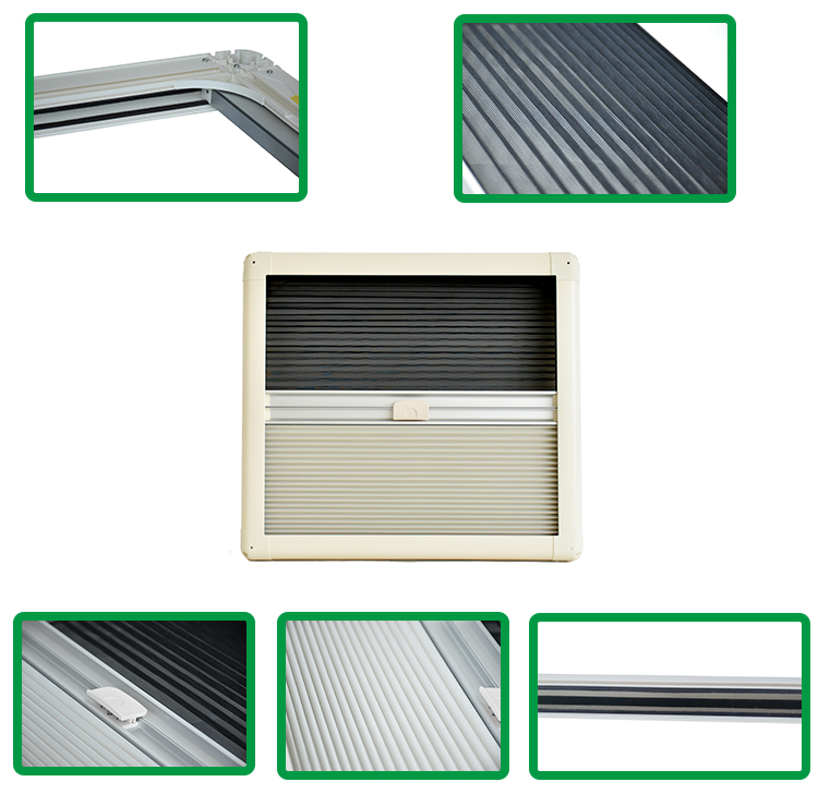 Jishun Aluminum Round Corner Frame Anti-UV Glass Window 500*800mm Window RV for Sale